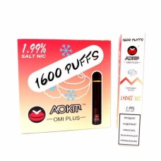 ЛИЧИ ЛЕД AOKM Omi plus 1600 затяжек 1,99% nic Оригинал Одноразовая электронная сигарета купить