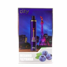 МЕХИКО ЧЕРНИКА City 1300 затяжек Одноразовая электронная сигарета купить