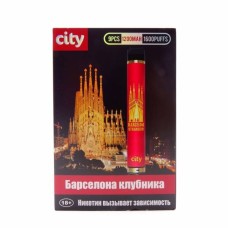 БАРСЕЛОНА КЛУБНИКА City 1600 затяжек Одноразовая электронная сигарета купить