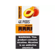 Картриджи 4X Pods (4 шт) Peach Madness 68 мг