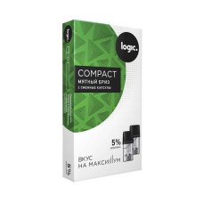 Картриджи Logic Compact 1,6 мл (2 шт) Мятный Бриз 5%