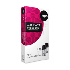Картриджи Logic Compact 1,6 мл (2 шт) Ягодный Фреш 1,5%
