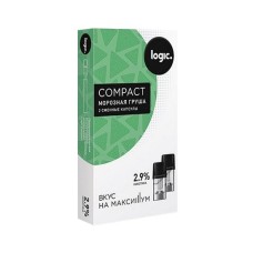 Картриджи Logic Compact 1,6 мл (2 шт) Морозная груша 2,9%
